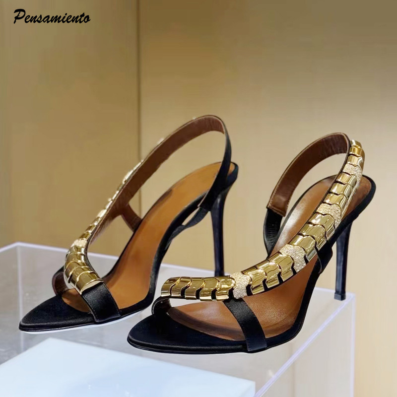 Summer Clothing Sale Women - Sandálias Gladiadoras Femininas de Luxo com