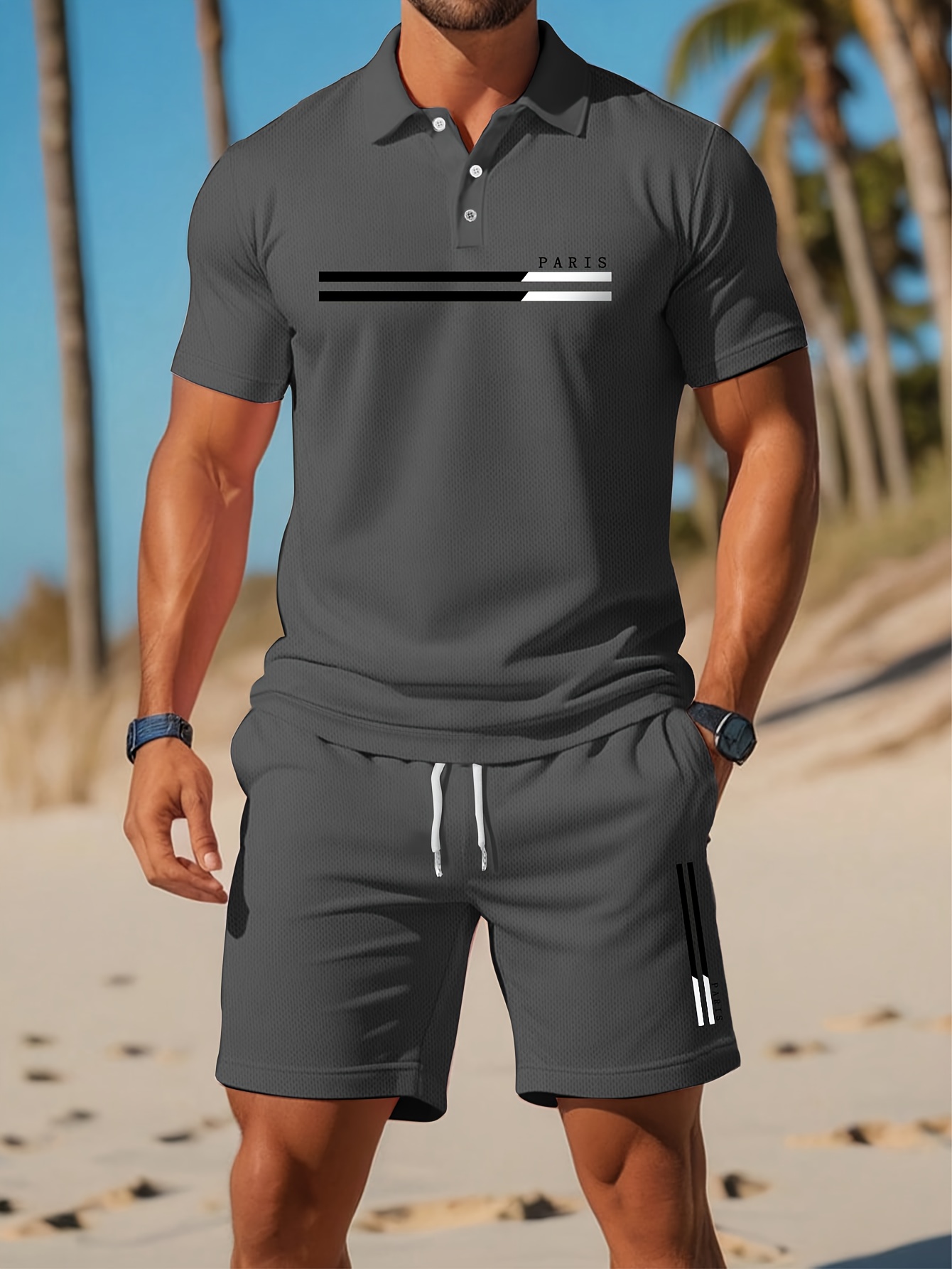 Summer Clothing Patterns - Conjunto Polo Masculino Verão 2026 -