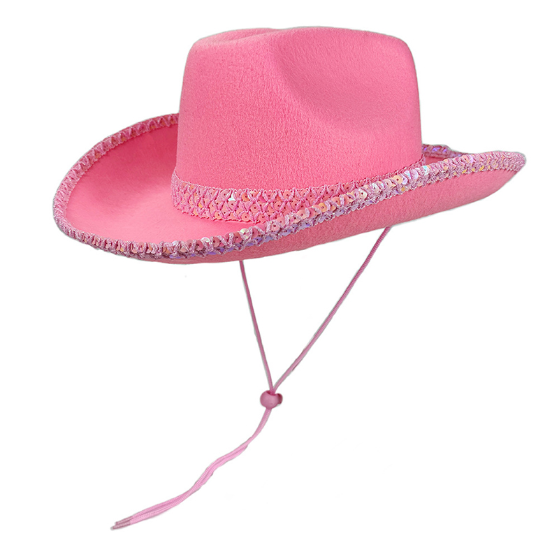 Sun Hat Wide Brim - Chapéu de cowgirl feminino masculino com