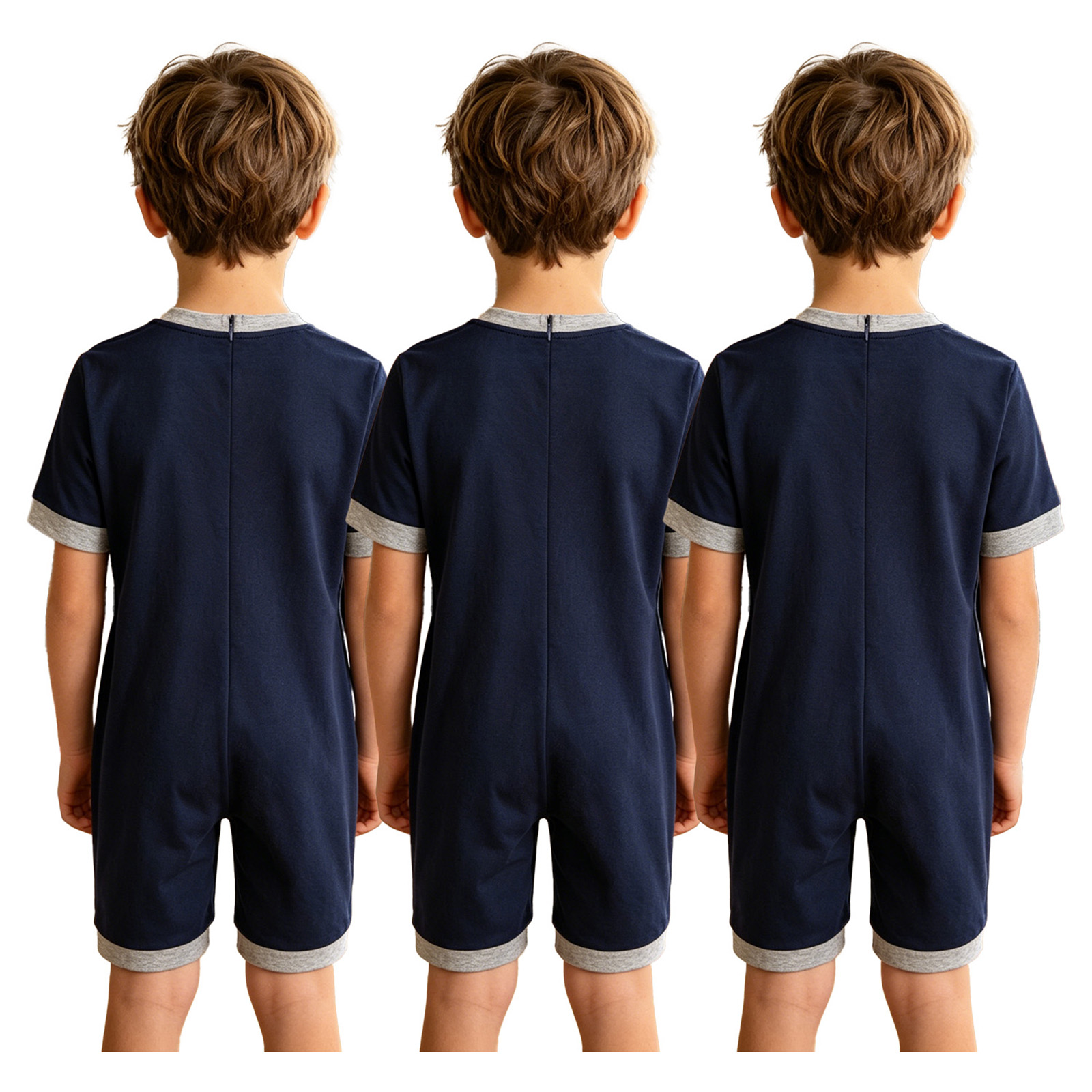 Summer Clothing Boys - Conjunto de 3 Peças de Macacões