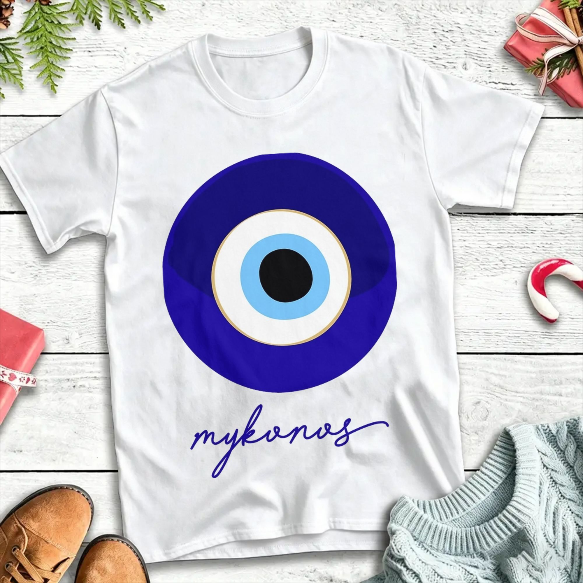 Summer Clothing For Greece - MYKONOS - GREECE, edição mati, camisetas