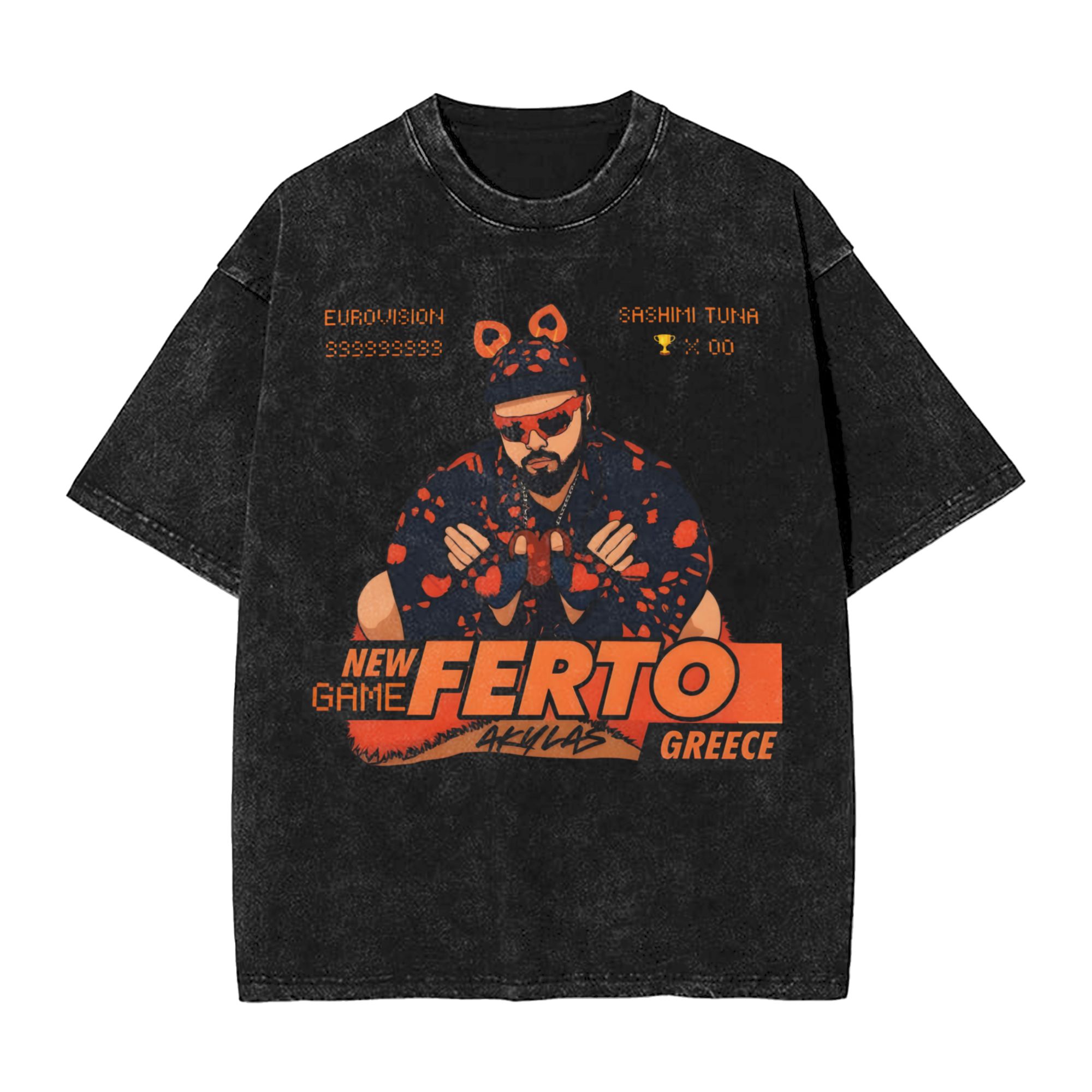 Summer Clothing For Greece - Camiseta Masculina Cool Akylas Ferto Grécia