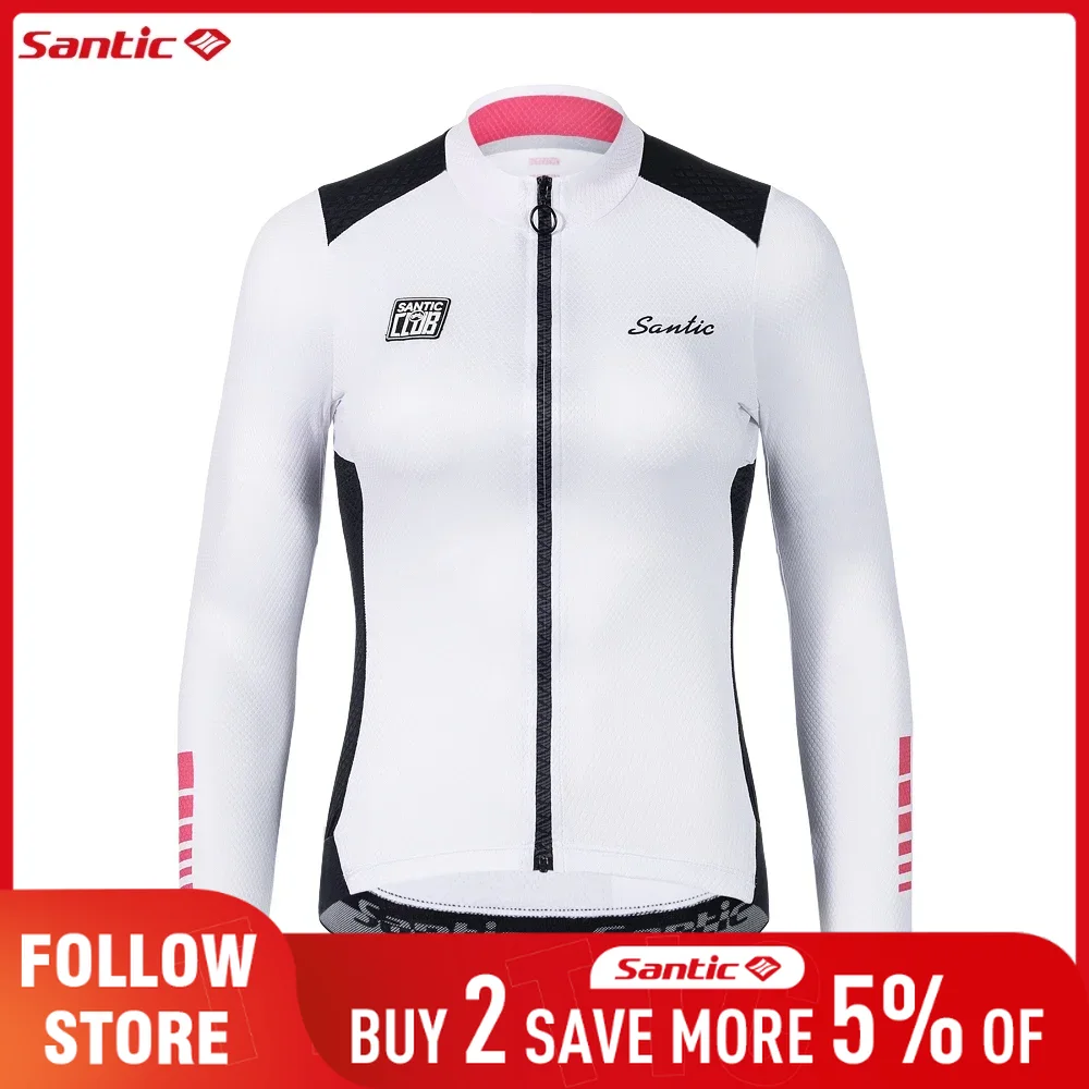Summer Clothing Outlet - Santic outlet camisa de ciclismo feminina