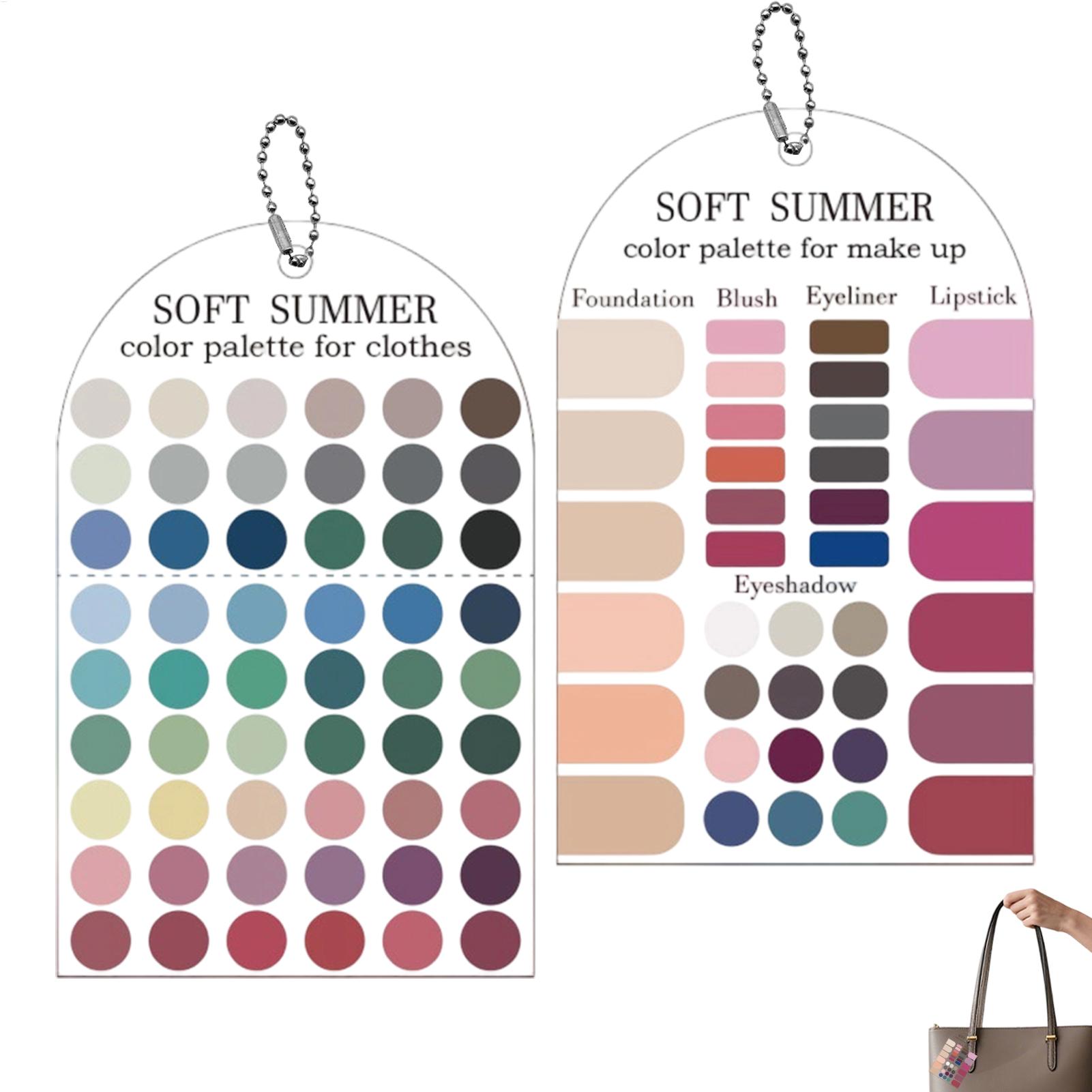 Summer Clothing Color Palette - Cartão de Paleta de Cores de