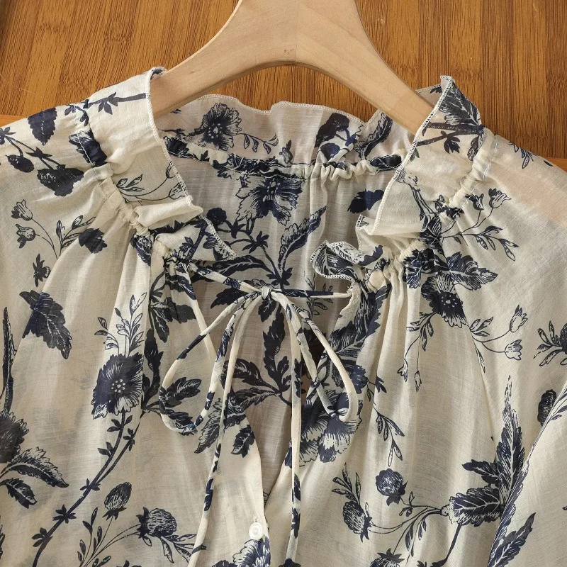 Blusas femininas estilo chinês - Summer Linen Clothing For Women avaliação e preço