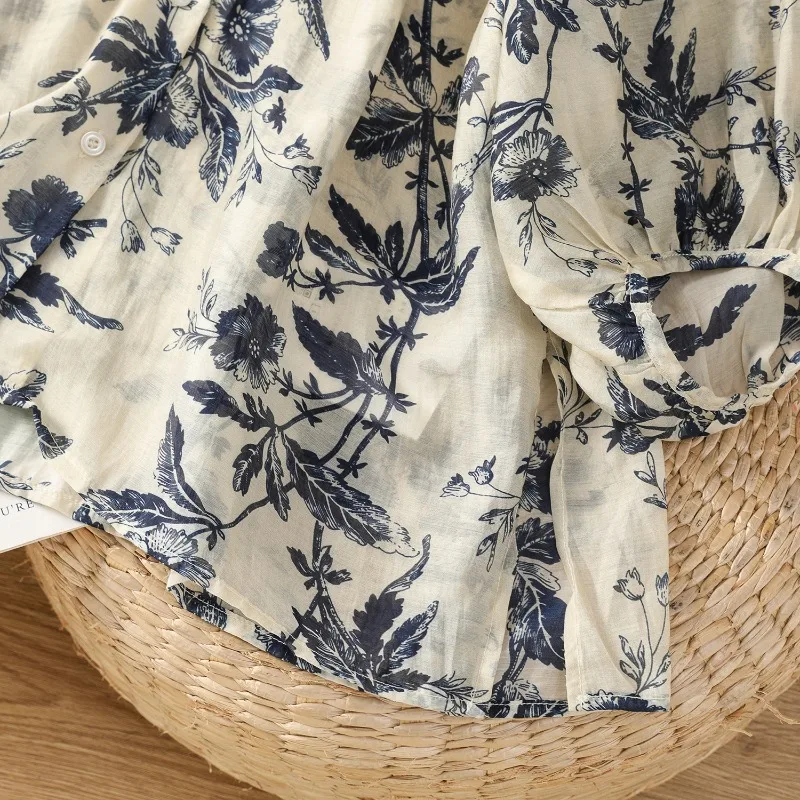 Blusas femininas estilo chinês - Summer Linen Clothing For Women avaliação e preço