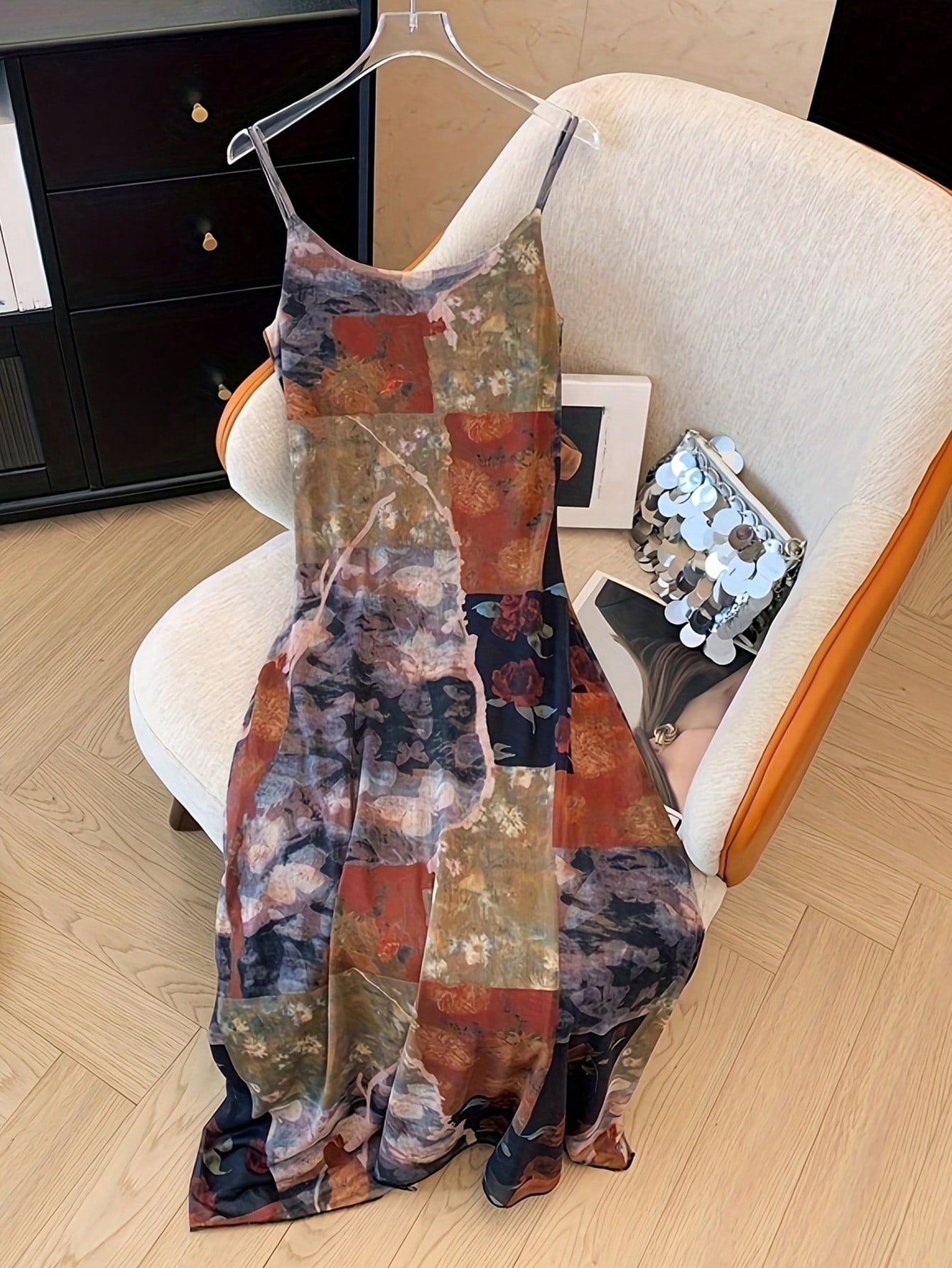 Vestido Midi Feminino Vintage  - Sundress Midi Floral avaliação e preço