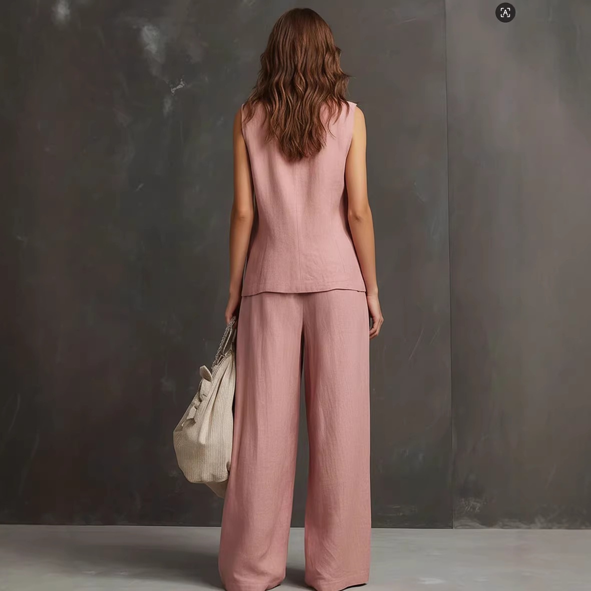 Conjunto Feminino de 2 Peças:  - Summer Linen Clothing For Women avaliação e preço