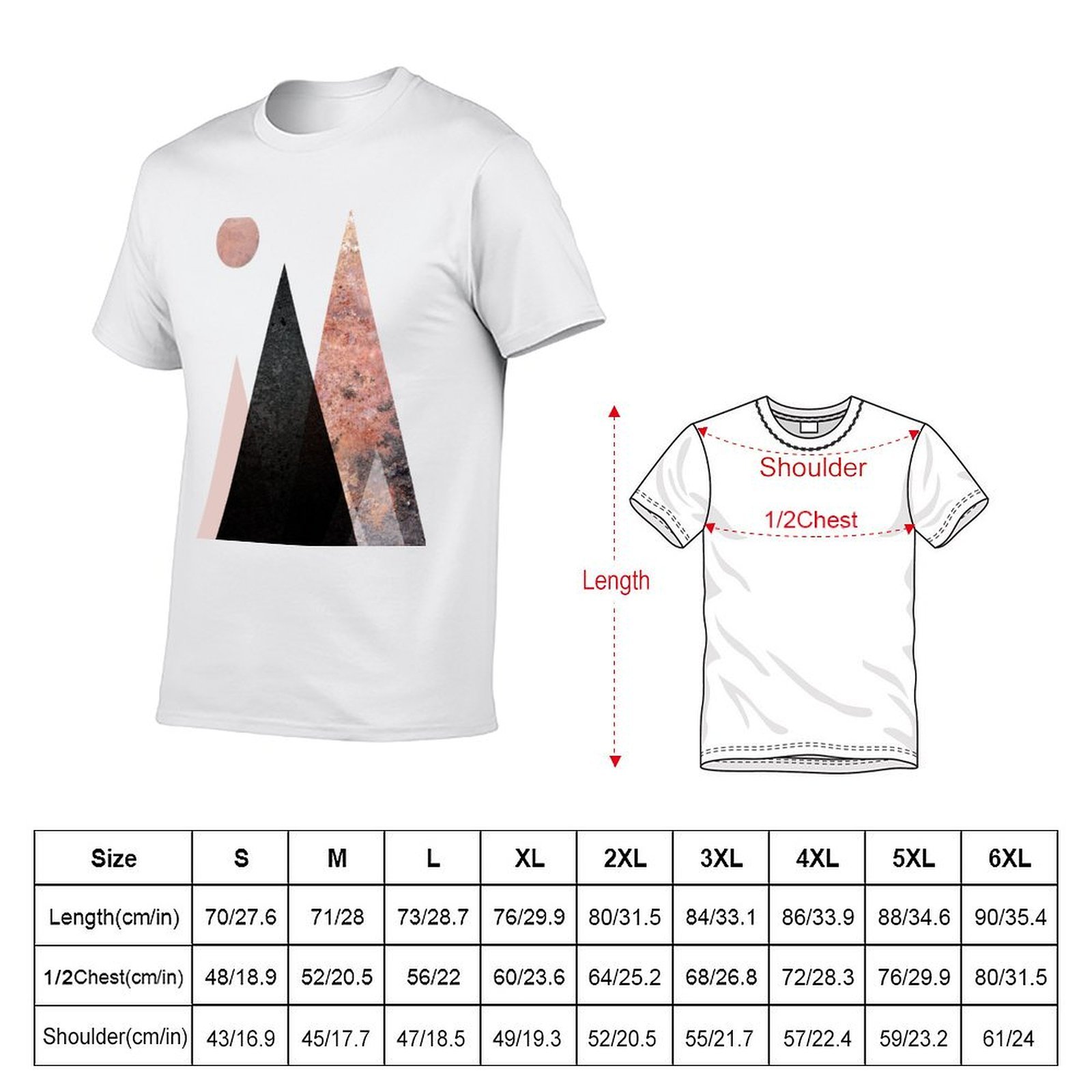 Camiseta com estampa de montan - Summer Clothing Range avaliação e preço