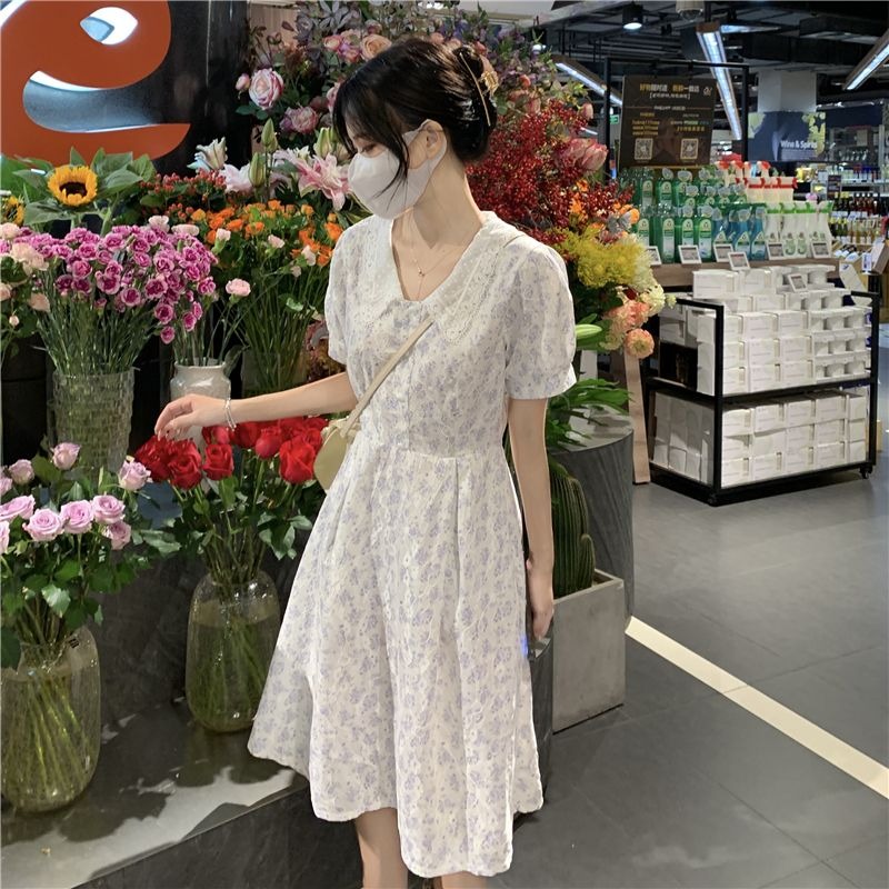 Vestido Midi Floral Ditsy de V - Sundress Midi Floral avaliação e preço