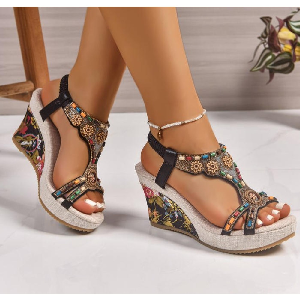 Sandálias Femininas de Couro c - Summer Clothing Sale Women avaliação e preço