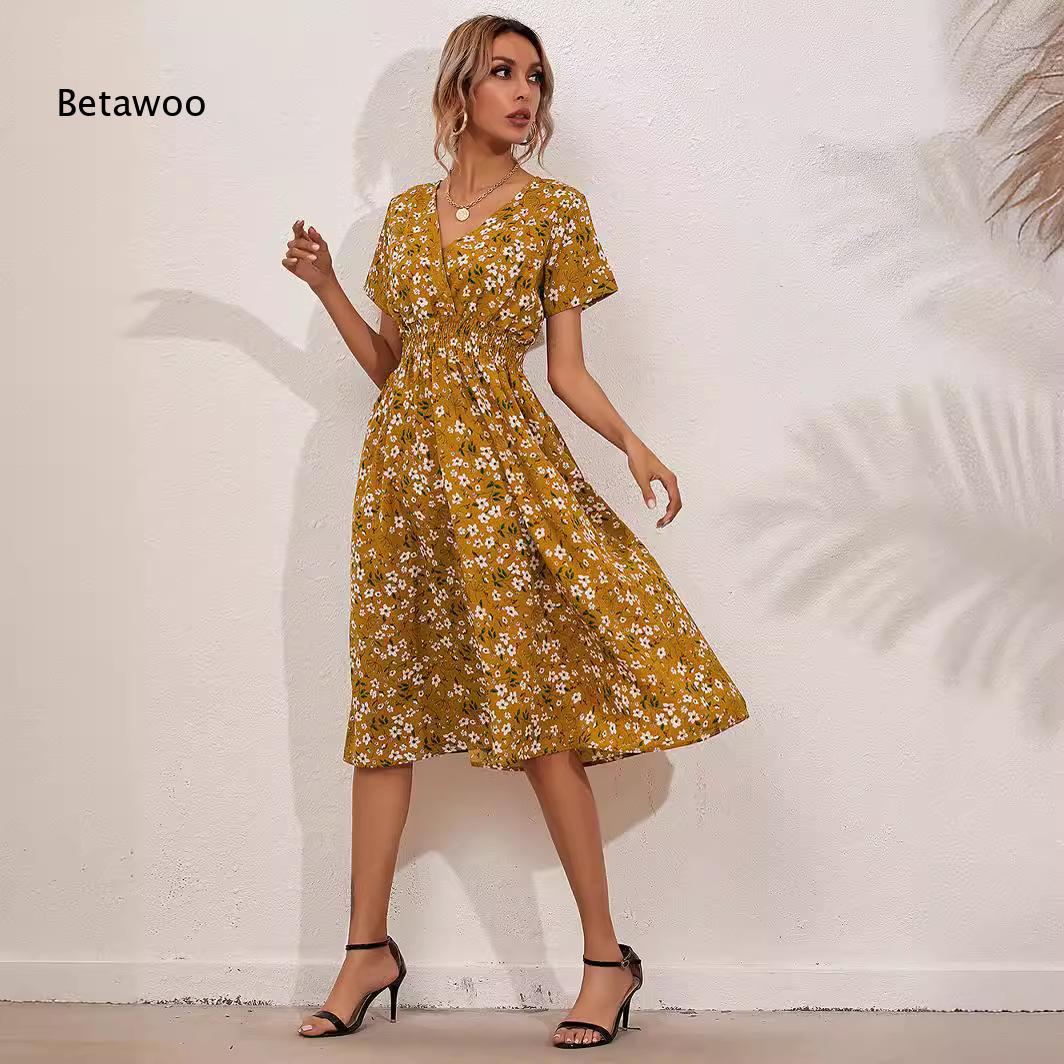 Vestido Midi Floral Ditsy para - Sundress Midi Floral avaliação e preço