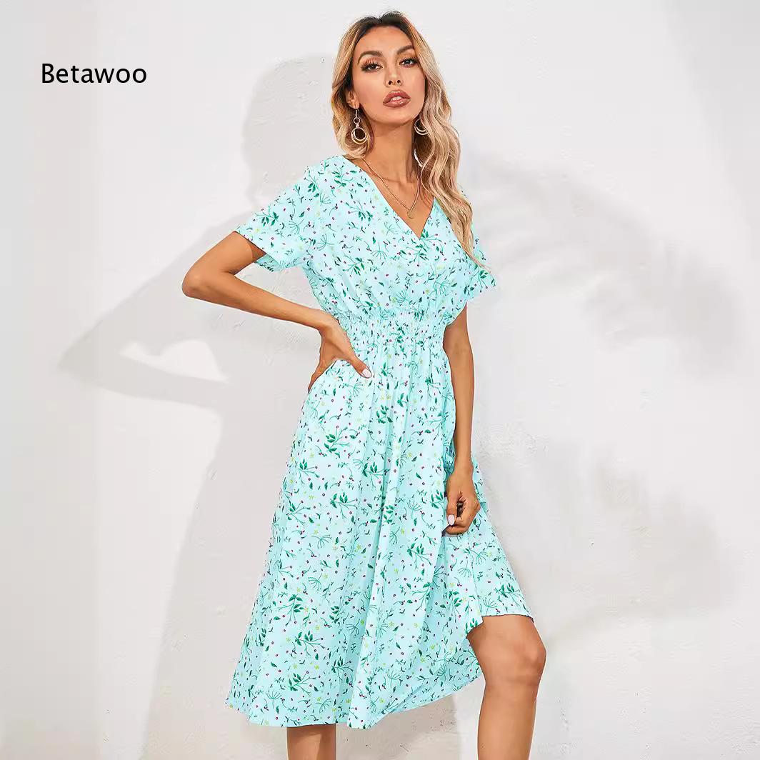 Vestido Midi Floral Ditsy para - Sundress Midi Floral avaliação e preço