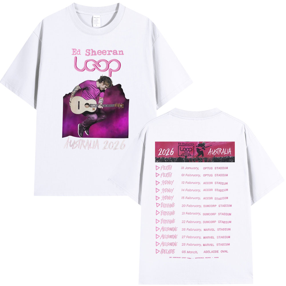 Camisetas do Tour Loop de Ed S - Summer Clothing Australia avaliação e preço