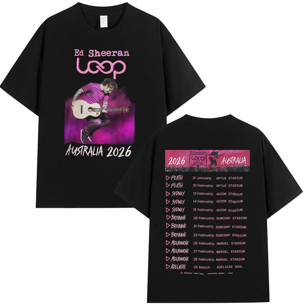 Camisetas do Tour Loop de Ed S - Summer Clothing Australia avaliação e preço