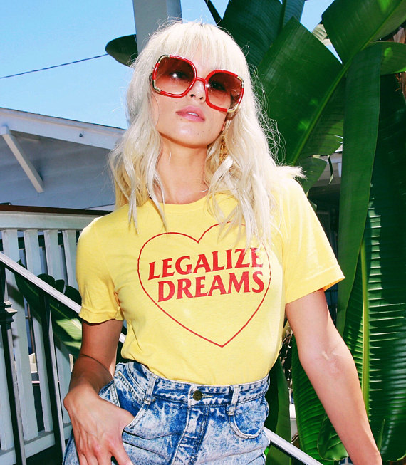 Skuggnas dreams camiseta roupa - Soft Summer Yellow Clothing avaliação e preço