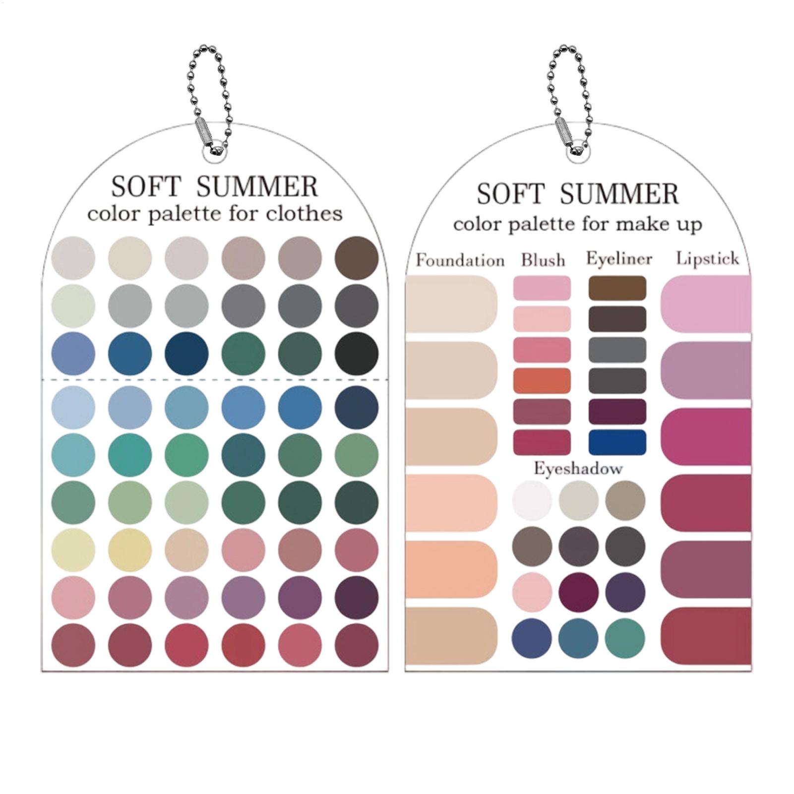 2 Peças de Paleta de Cores Saz - Summer Clothing Color Palette avaliação e preço