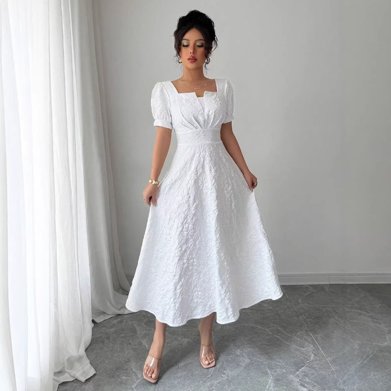 Vestido Midi Floral Branco par - Sundress Midi Floral avaliação e preço