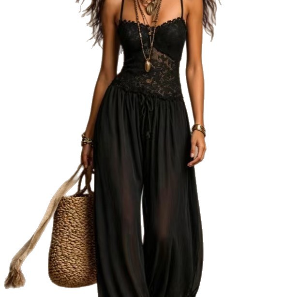 Macacão Feminino Nude de Renda - Summer Clothing Europe avaliação e preço