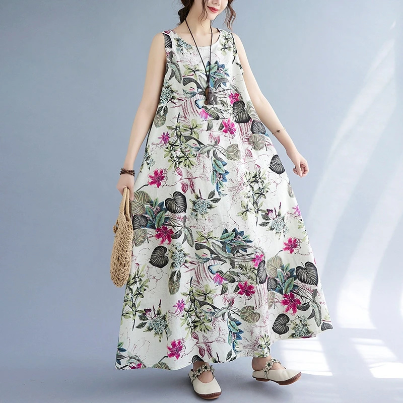 Vestido de Verão com Estampa F - Sundress Midi Floral avaliação e preço