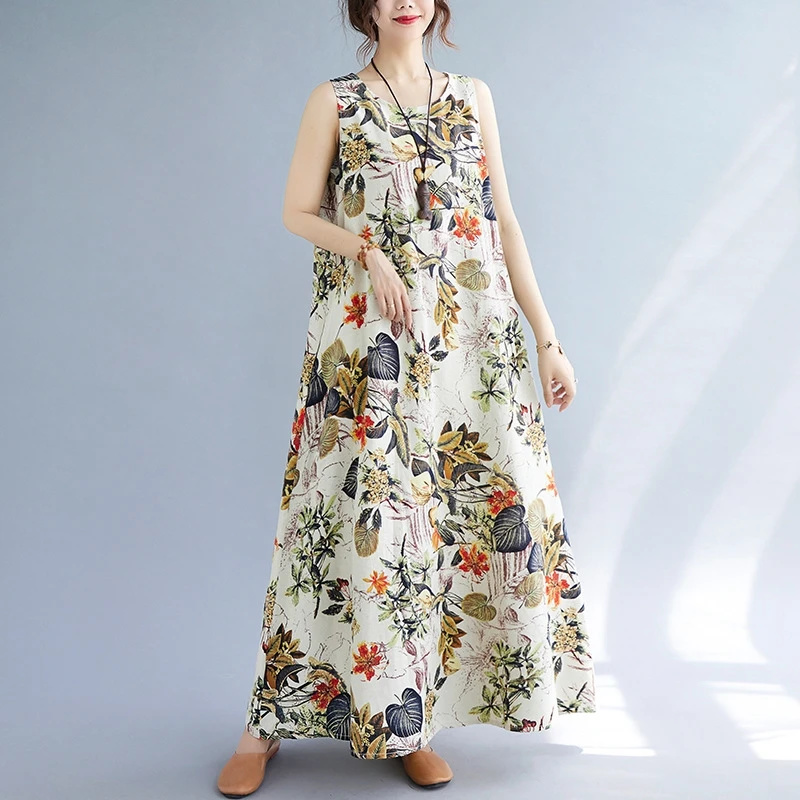 Vestido de Verão com Estampa F - Sundress Midi Floral avaliação e preço