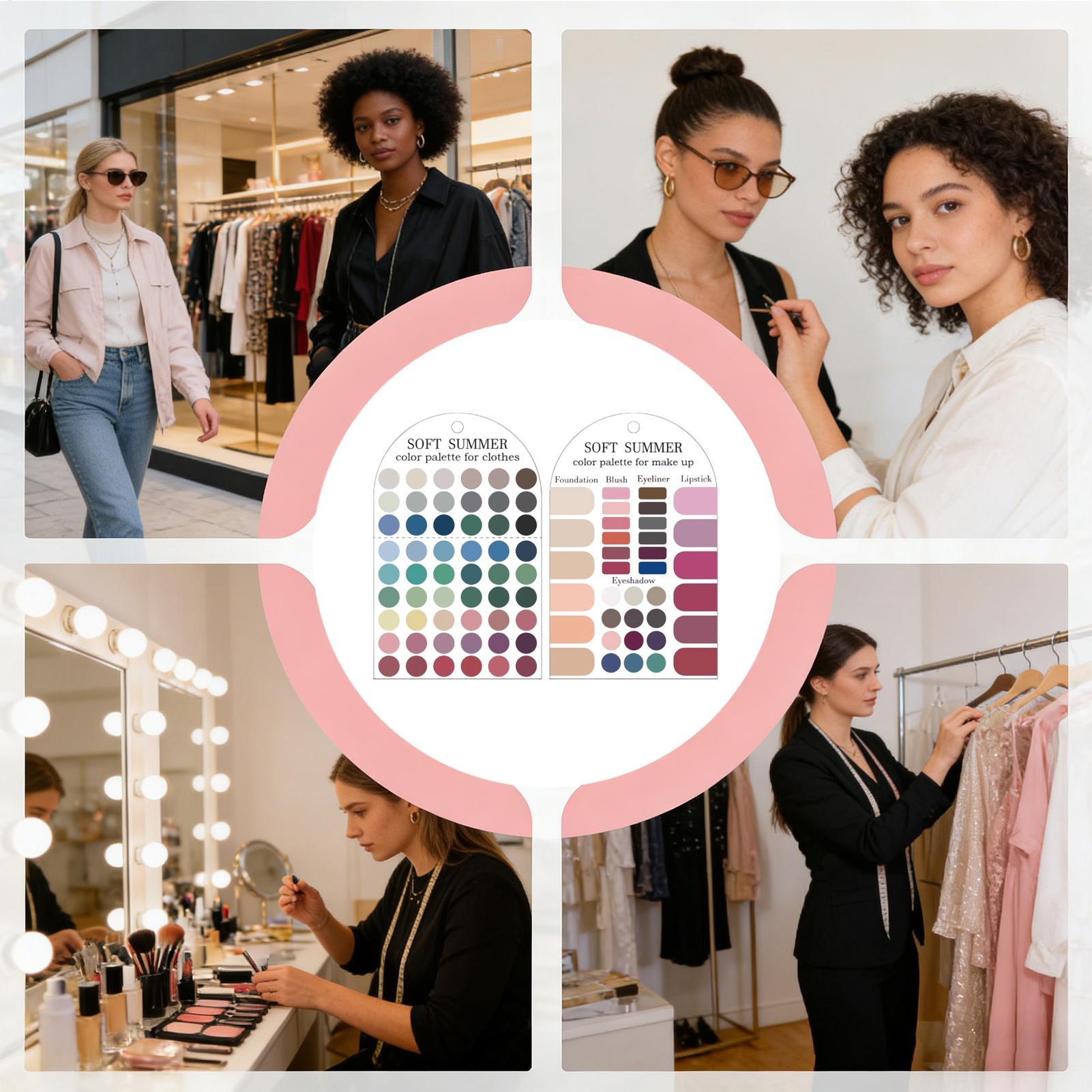 Cartões de Amostra de Cores de - Summer Clothing Color Palette avaliação e preço