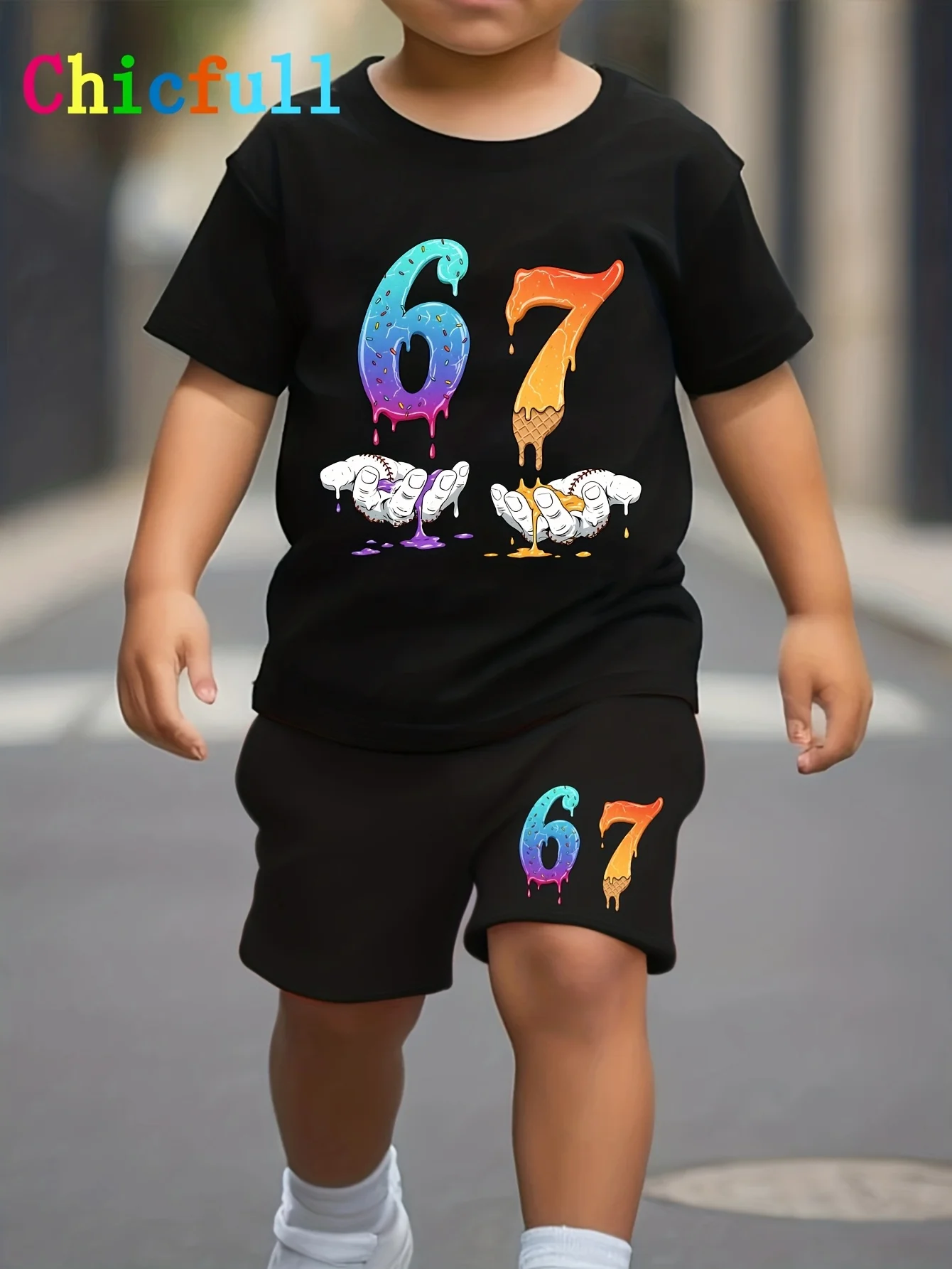 Conjunto Infantil Engraçado co - Summer Clothing Boys avaliação e preço