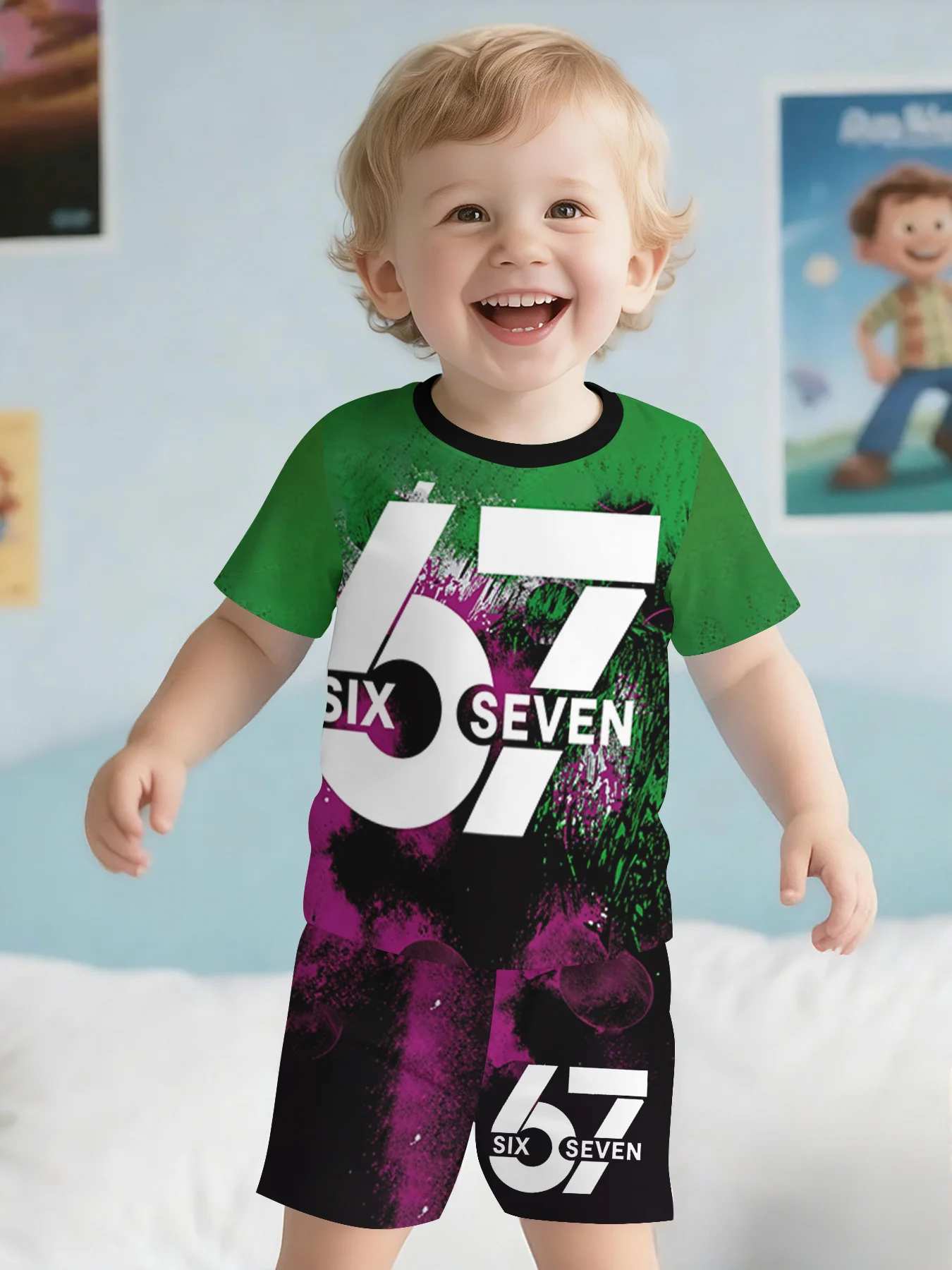 Conjunto Infantil Engraçado co - Summer Clothing Boys avaliação e preço