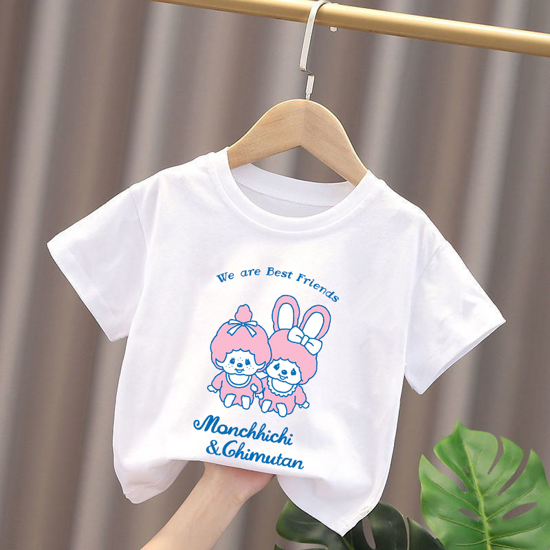 Camisetas infantis monchhichi, - Summer Clothing Boys avaliação e preço