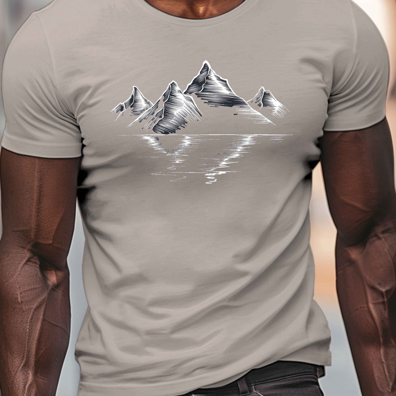 Camiseta Casual Masculina com  - Summer Clothing Range avaliação e preço