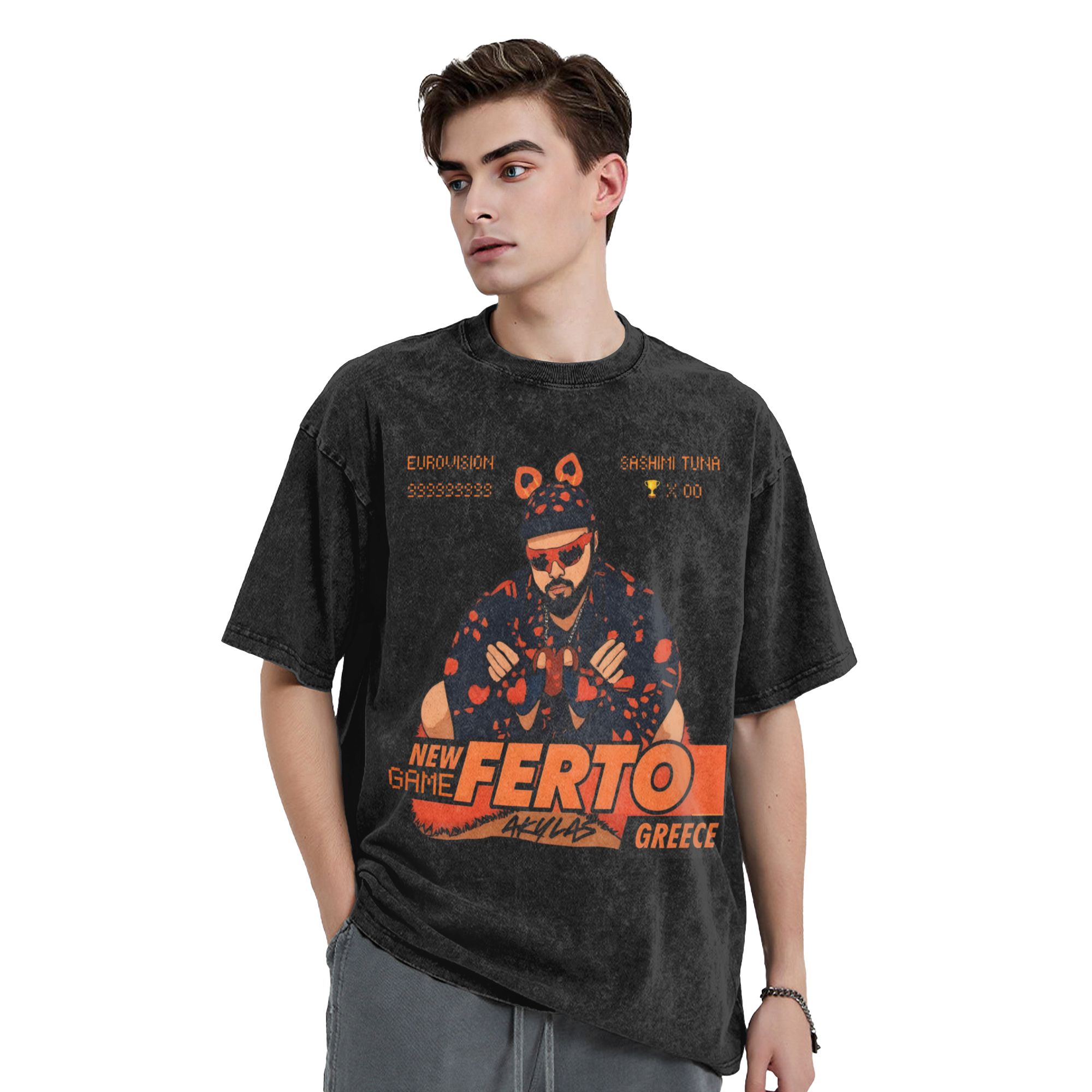 Camiseta Masculina Cool Akylas - Summer Clothing For Greece avaliação e preço