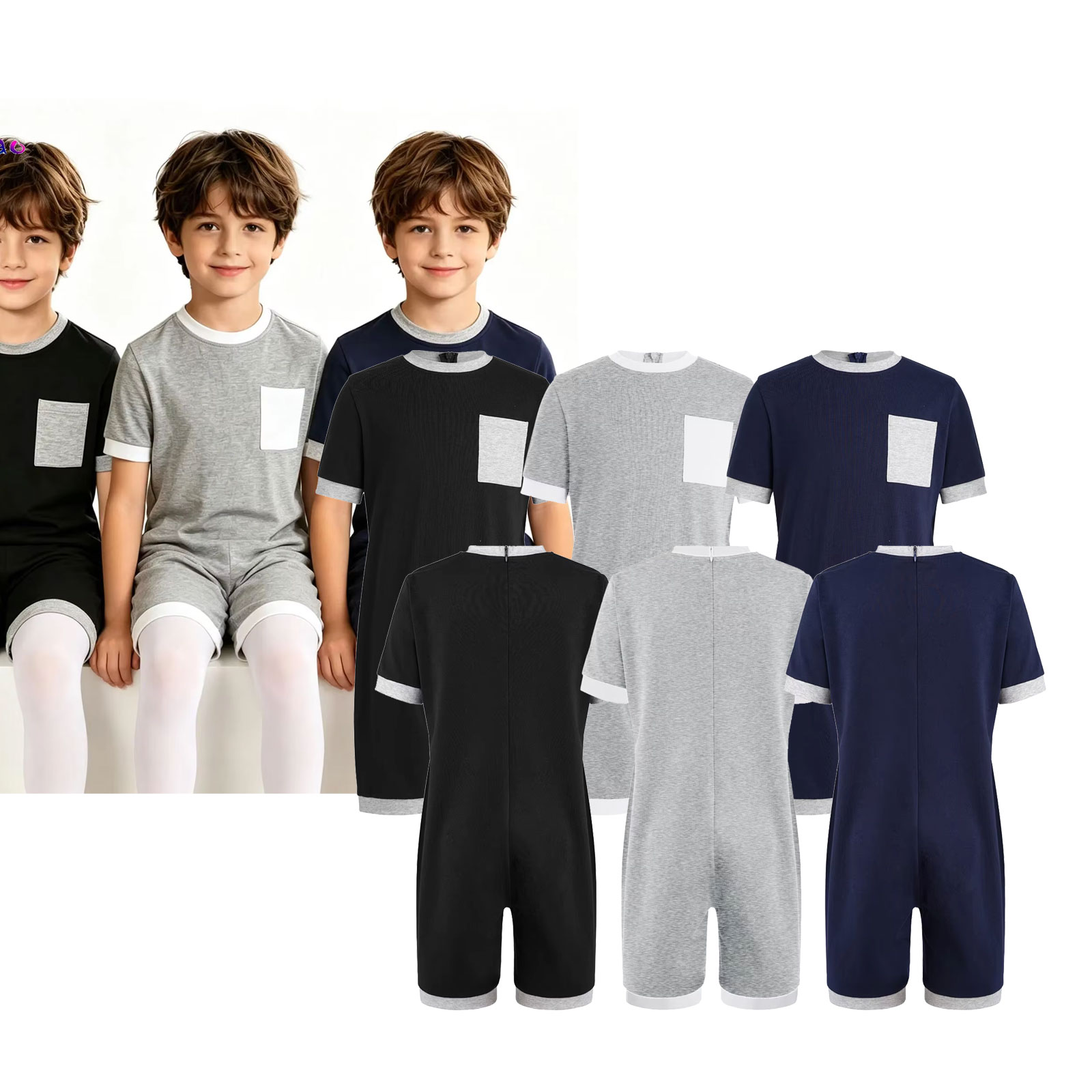 Conjunto de 3 Peças de Roupas  - Summer Clothing Boys avaliação e preço