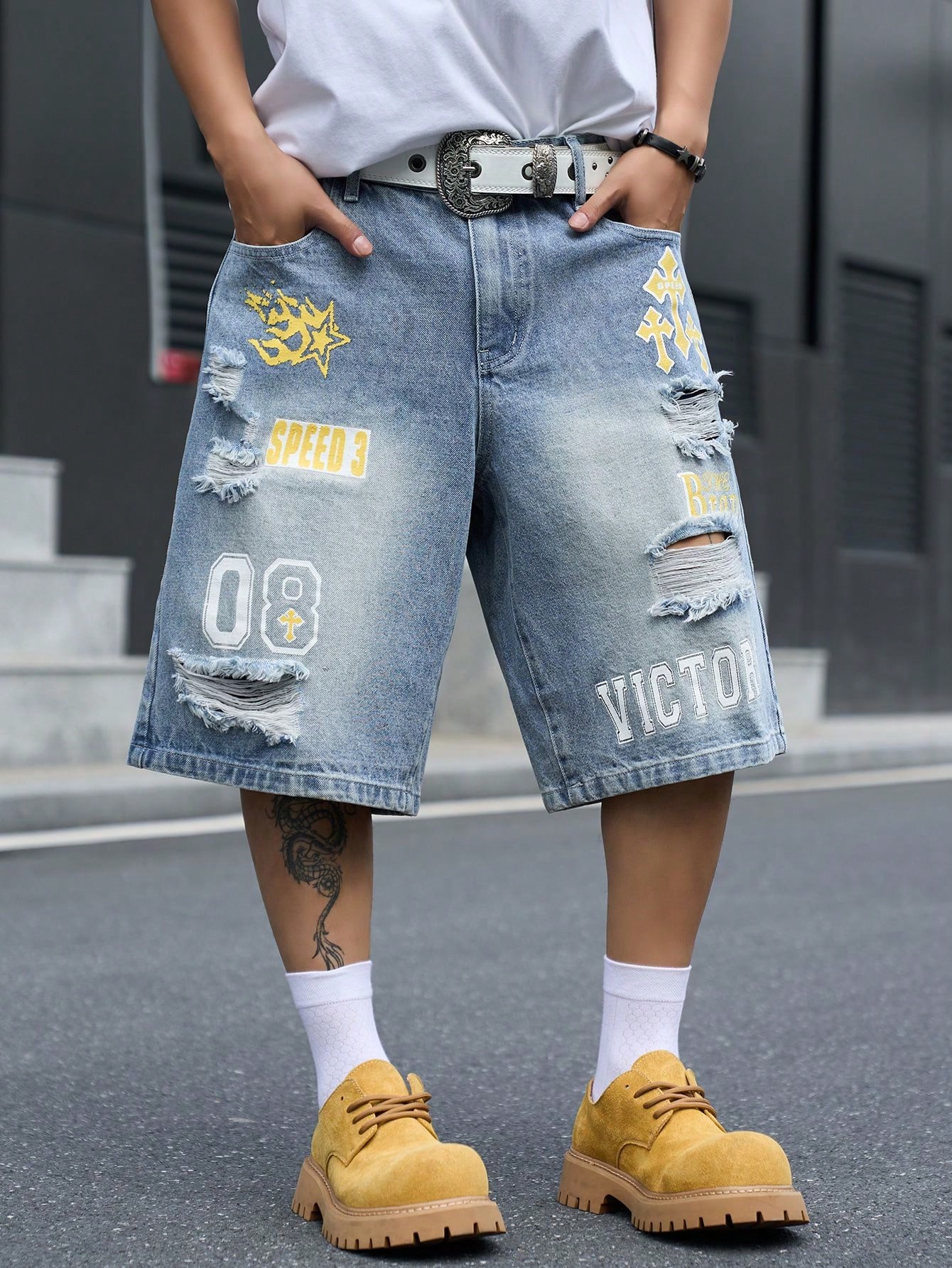 Bermuda Jeans Masculina Solta, - Summer Quotes avaliação e preço